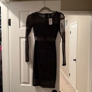 Windsor black sparkle dress as xs new with tags
